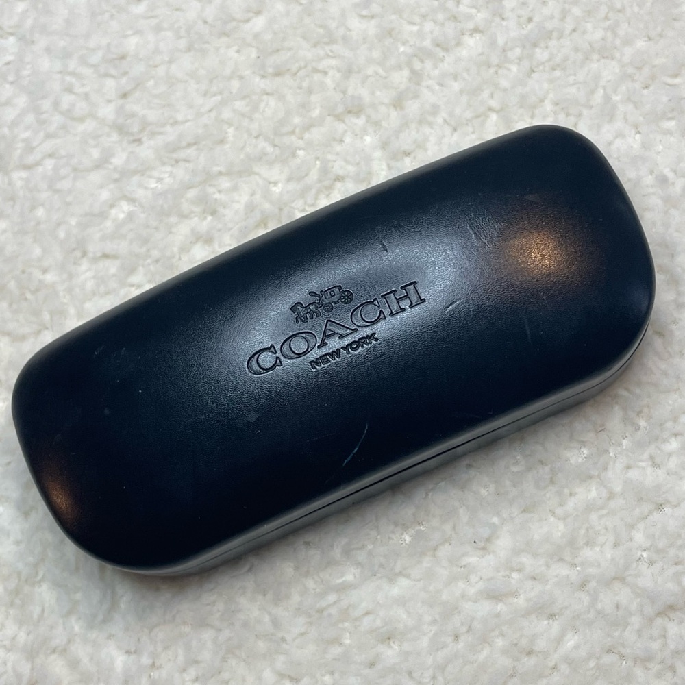 Coach Sunglass / Eyeglass Case - Authentic - Black Clamshell